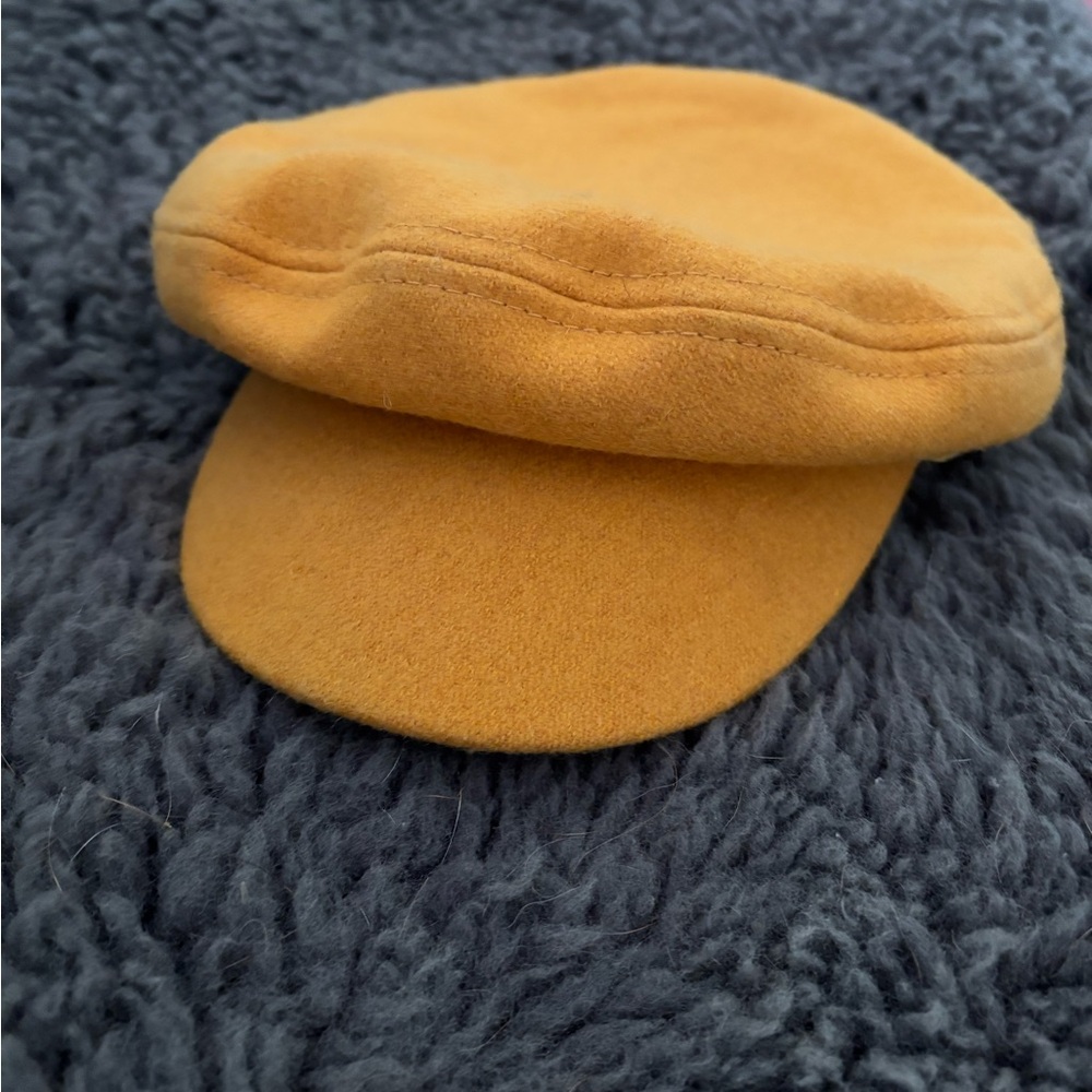 Brixton Golden Mustard Wool Fisherman Cap